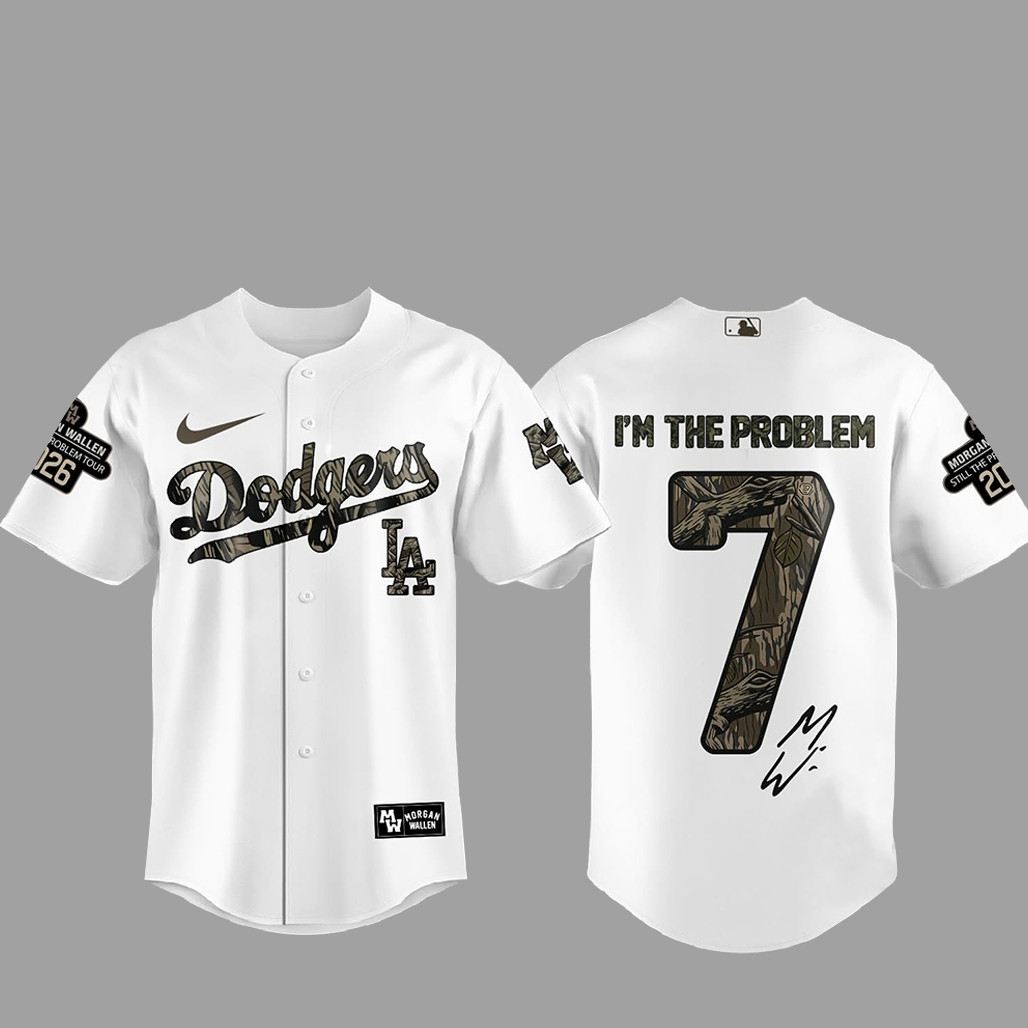 Los Angeles Dodgers Morgan Wallen Still The Problem Tour 2026 Baseball Jersey 1 - Unicasport Los Angeles Dodgers Morgan Wallen Still The Problem Tour 2026 Baseball Jersey