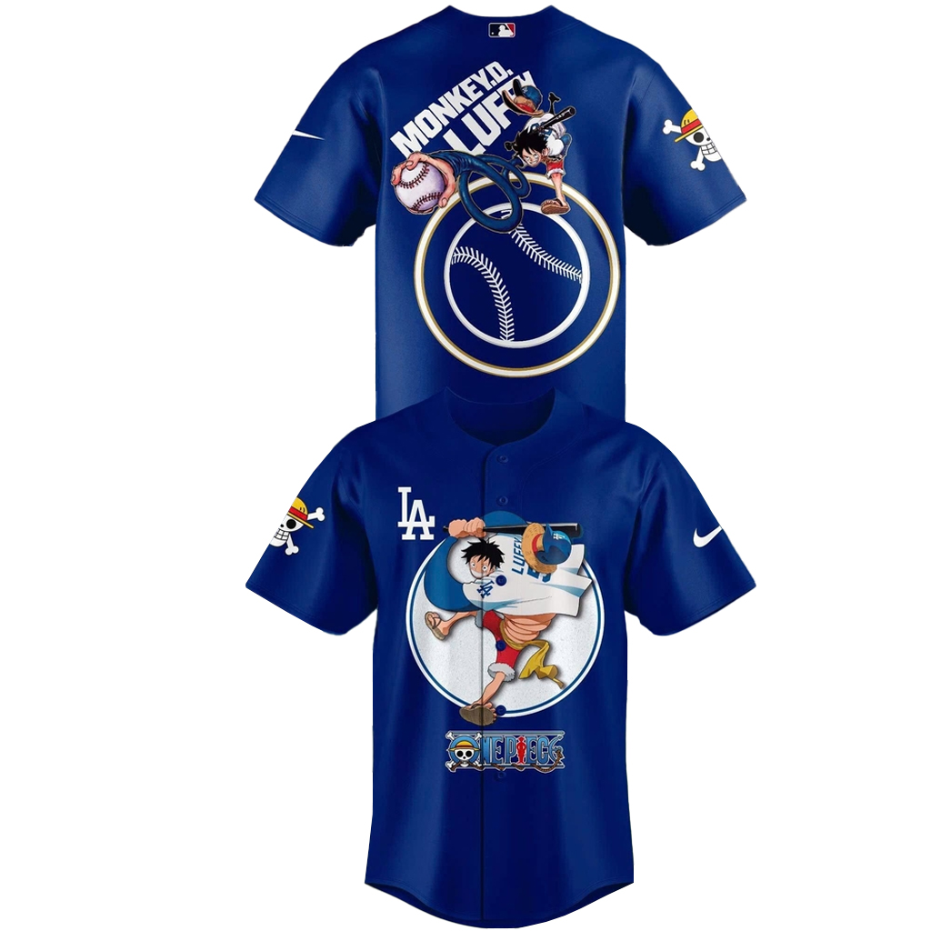 Los Angeles Dodgers One Piece Night 2026 Blue Baseball Jersey Unique Gift 1 - Unicasport Los Angeles Dodgers One Piece Night 2026 Blue Baseball Jersey Unique Gift