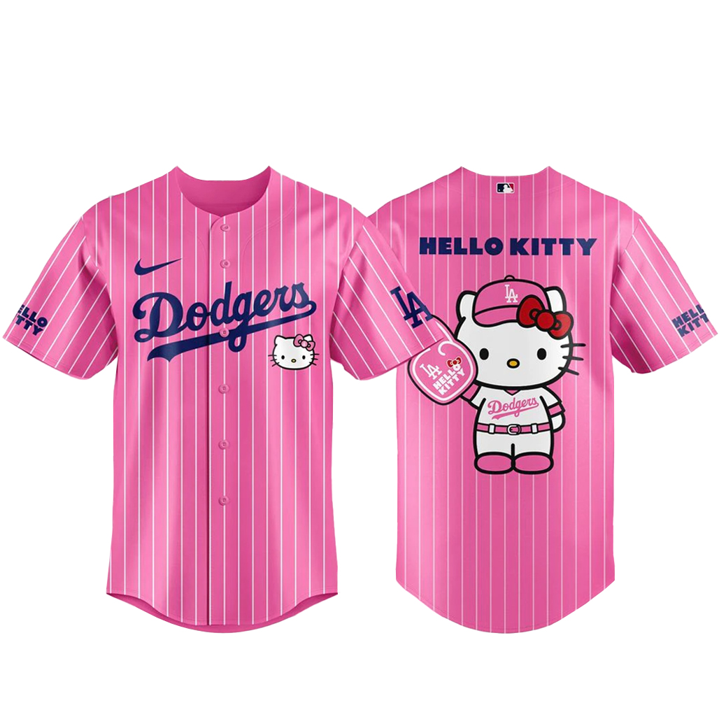 Los Angeles Dodgers x Hello Kitty 2026 Pink Baseball Jersey_1 1 - Unicasport Los Angeles Dodgers x Hello Kitty 2026 Pink Baseball Jersey_1