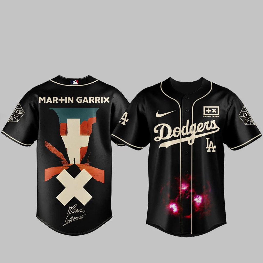 Los Angeles Dodgers x Martin Garrix Americas Tour 2026 Baseball Jersey