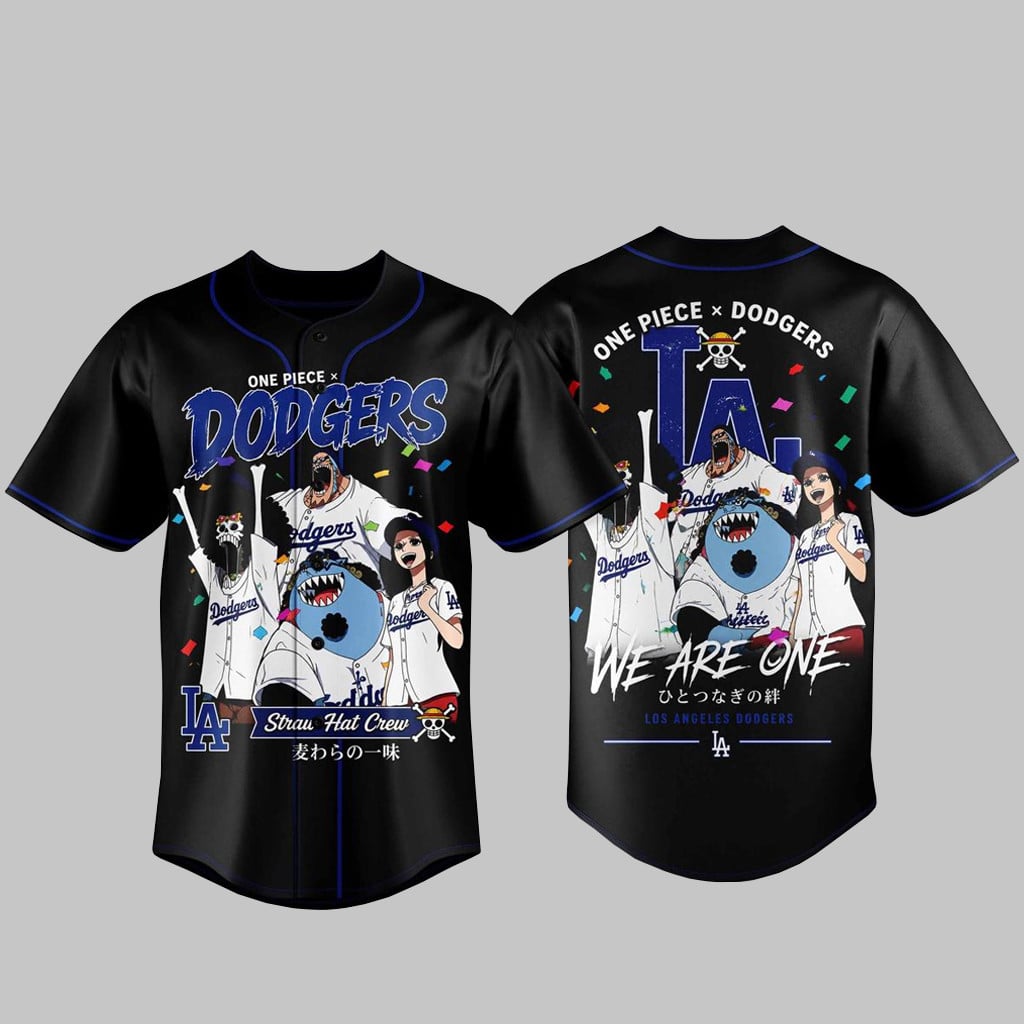 Los Angeles Dodgers x One Piece Night 2026 Straw Hat Crew Baseball Jersey 1 - Unicasport Los Angeles Dodgers x One Piece Night 2026 Straw Hat Crew Baseball Jersey