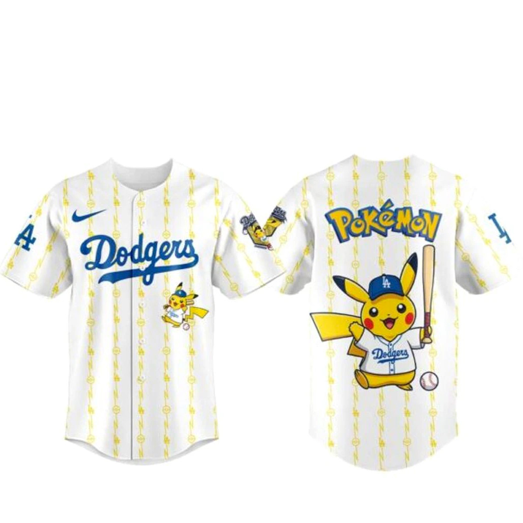 Los Angeles Dodgers x Pokemon 2026 Baseball Jersey 1 - Unicasport Los Angeles Dodgers x Pokemon 2026 Baseball Jersey