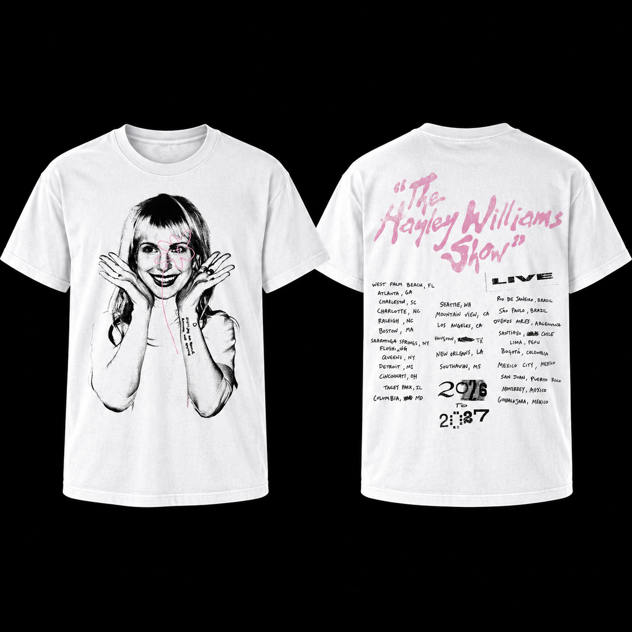 merch the hayley williams show tour 2026 27 hayley williams shirt Dtaip - merchtourboutique