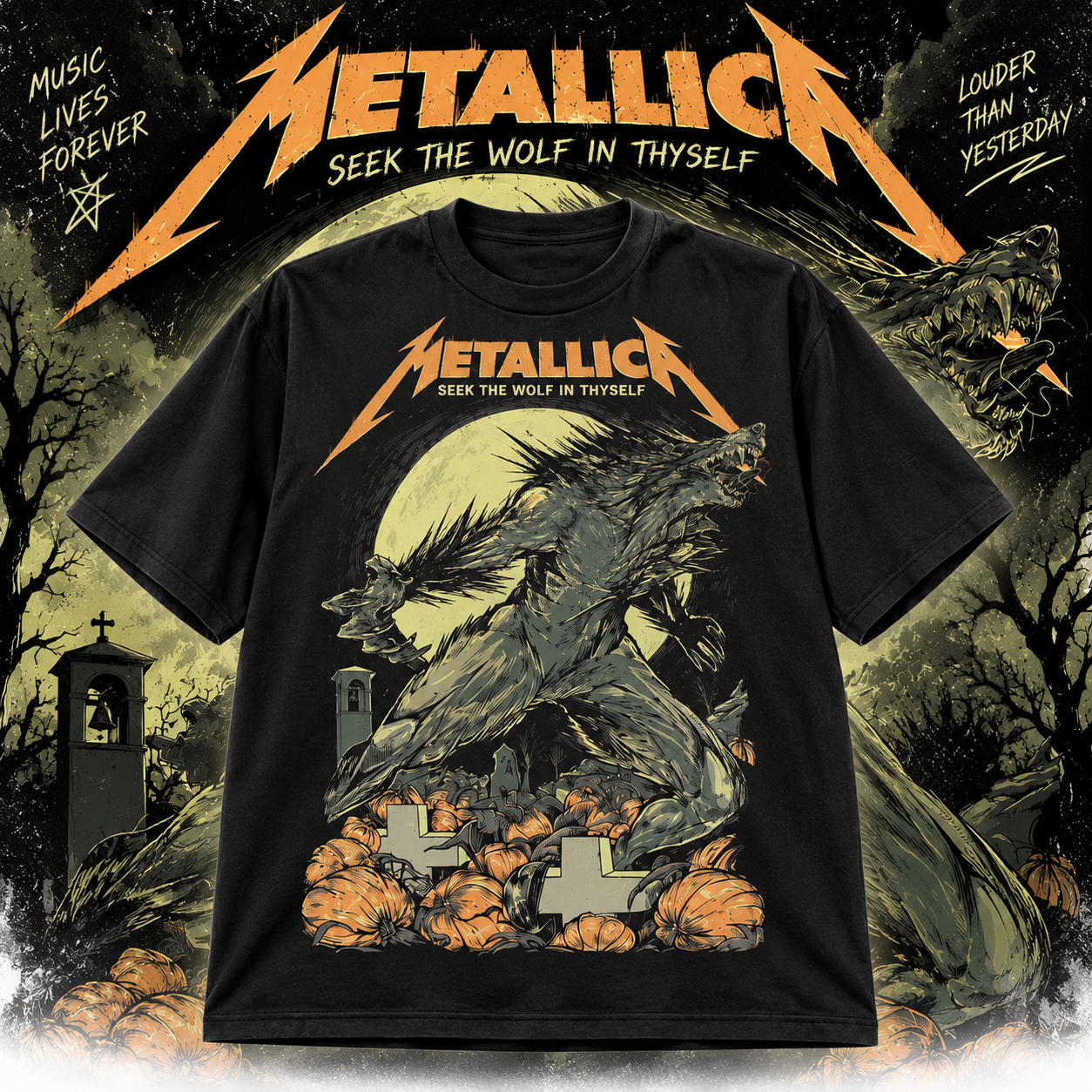 Metallica Seek The Wolf In Thyself 2026 Halloween T-Shirt Merch 1 - merchtourboutique metallica seek the wolf in thyself 2026 halloween t shirt merch ZtUUb - merchtourboutique