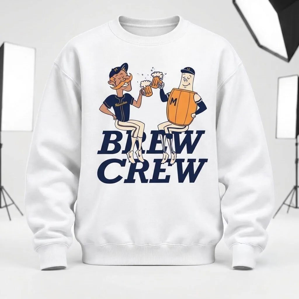 Milwaukee Brewers Merch 2026 Brew Crew Sweatshirt Gift Ideas For Baseball Fans 2 - Unicasport Milwaukee Brewers Merch 2026 Brew Crew Sweatshirt Gift Ideas For Baseball Fans