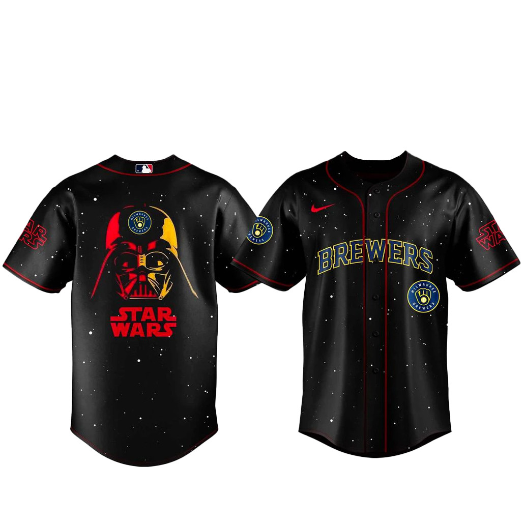 Milwaukee Brewers x Star Wars Darth Vader 2026 Baseball Jersey