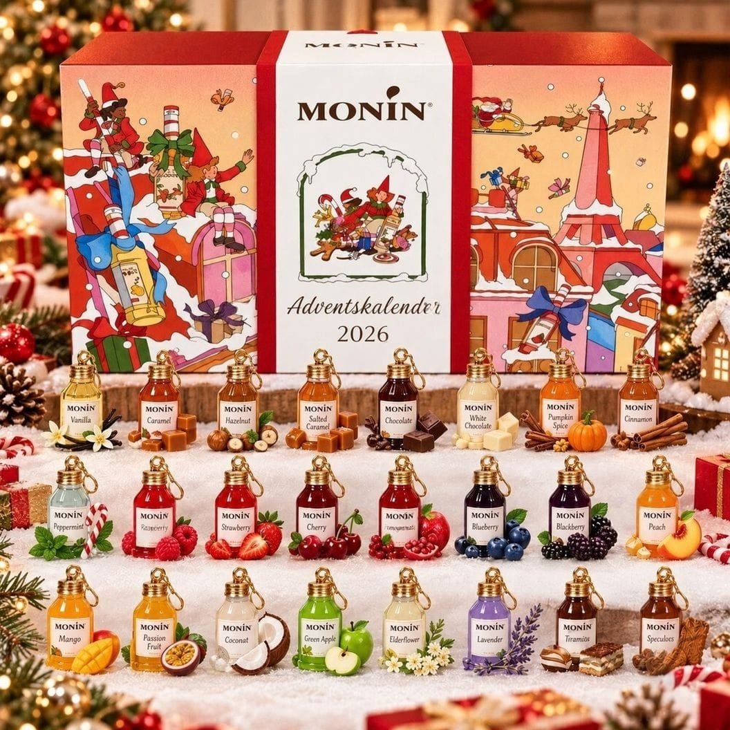 Monin Syrup Advent Calendar 2026 24 Day Holiday Joy Gift Best Ideas For Syrup Lovers