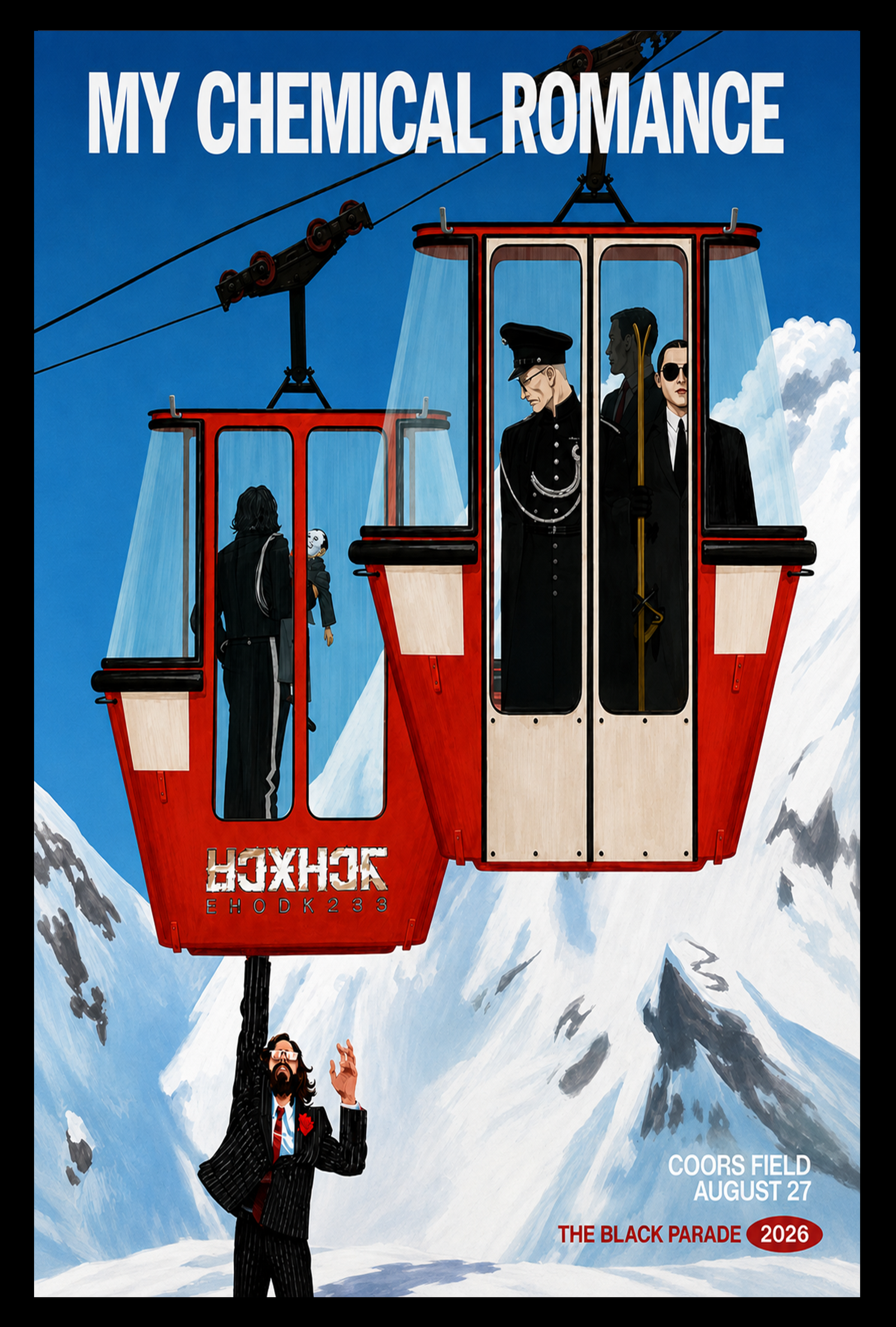 My Chemical Romance August 27 2026 Coors Field Denver Colorado Poster Exclusive