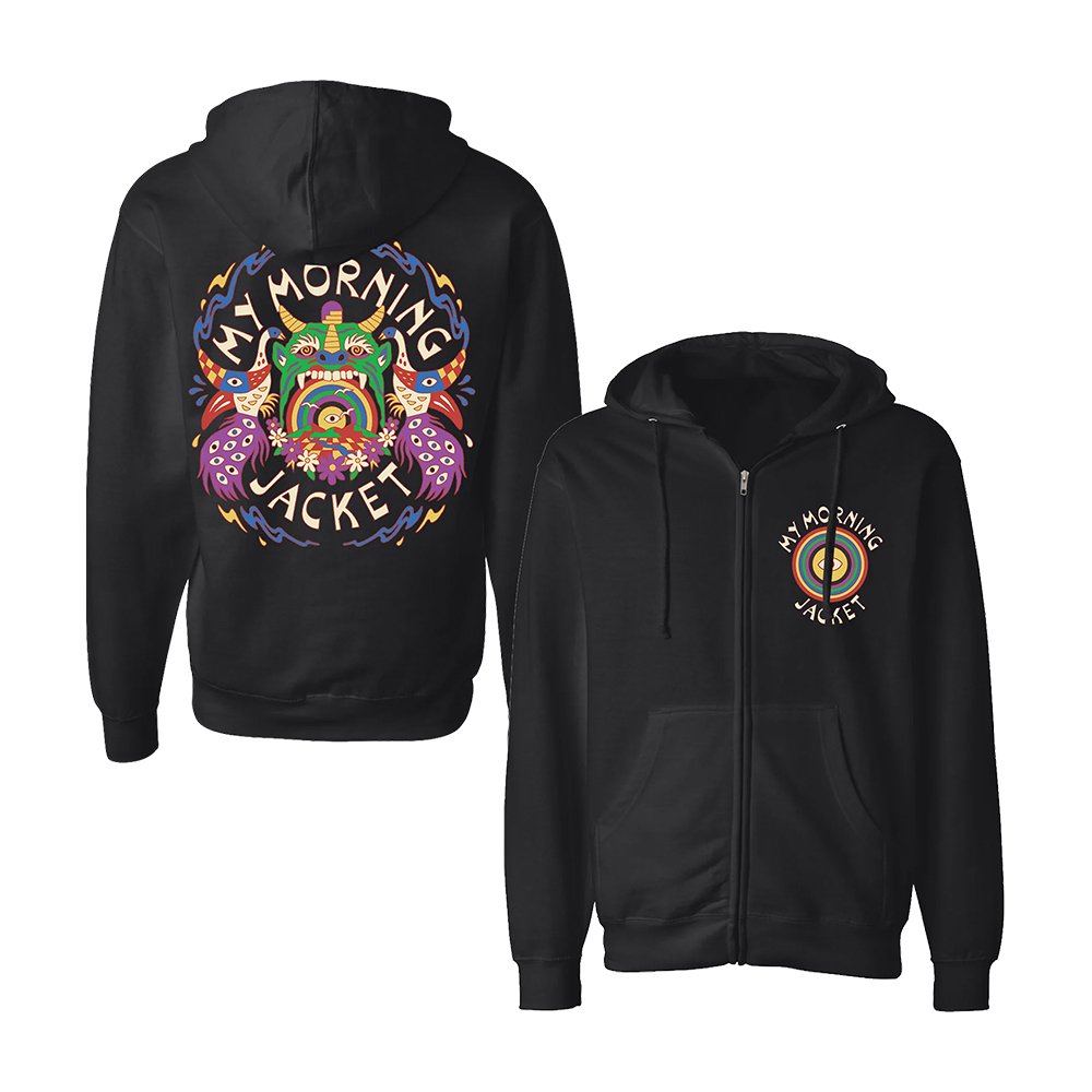 My Morning Jacket Merch Banshee Zip Up Hoodie Best Gift For Rock Lovers