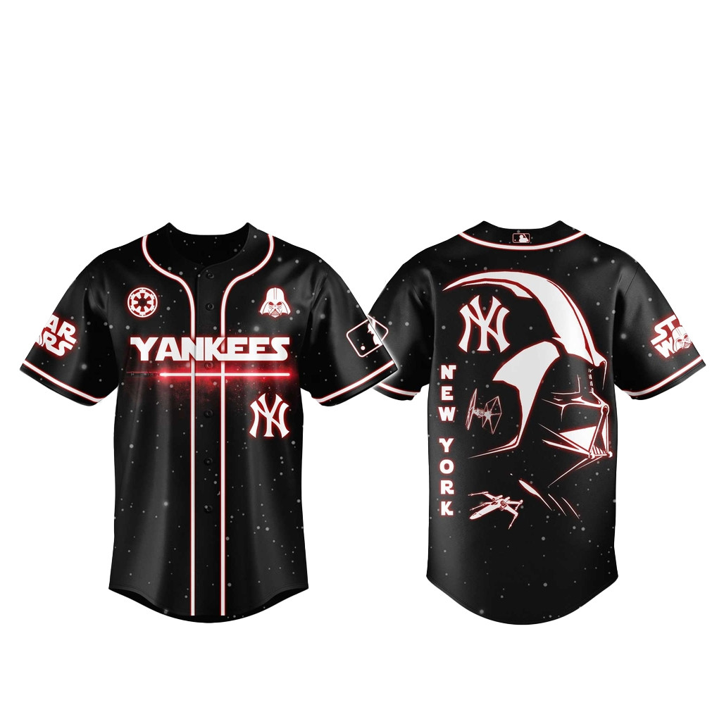 New York Yankees x Star Wars Darth Vader 2026 Baseball Jersey 1 - Unicasport New York Yankees x Star Wars Darth Vader 2026 Baseball Jersey