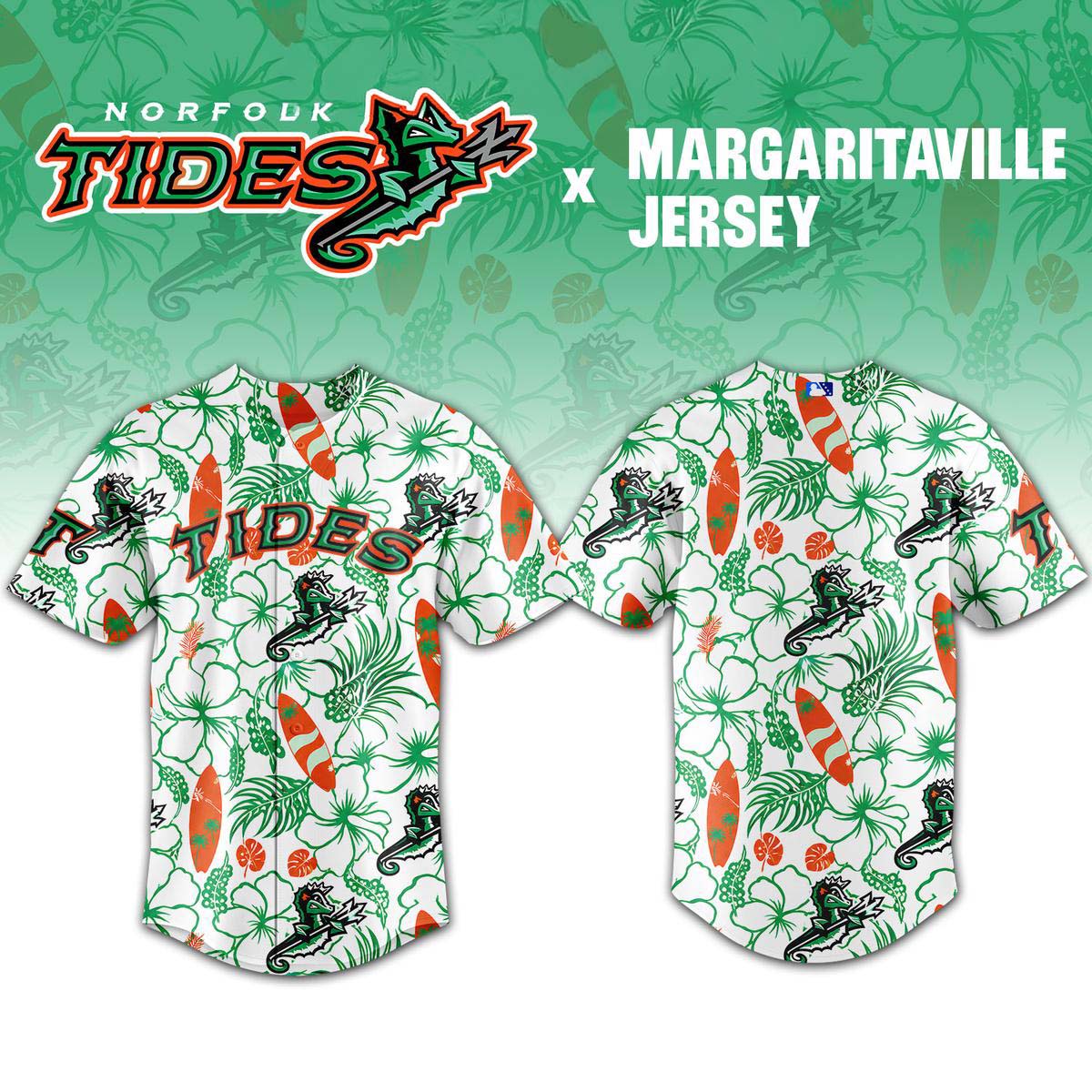 Norfolk Tides Limited Edition Margaritaville Night Jersey 2 - Unicasport Norfolk Tides Limited Edition Margaritaville Night Jersey