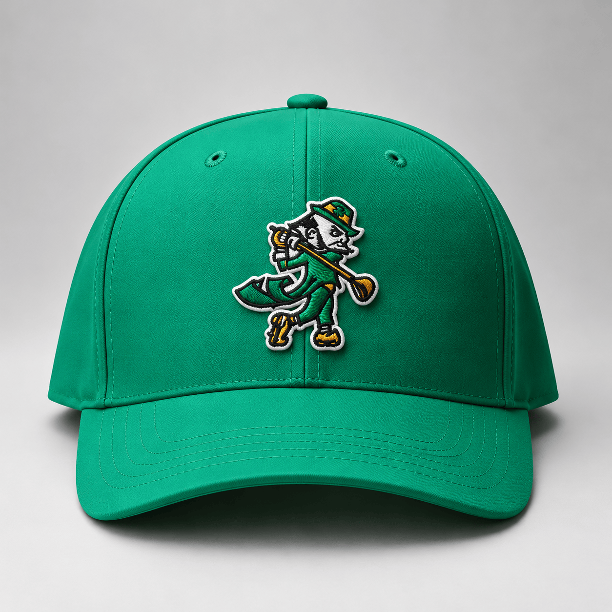 Notre Dame Leprechaun Swing Golf Rope Hat Notre Dame Fighting Irish Baseball Cap