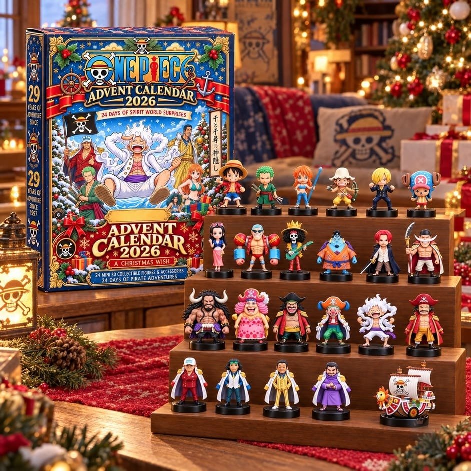 One Piece Anime Advent Calendar 2026 24 Day Festive Countdown Gift Ideas For Anime Lovers