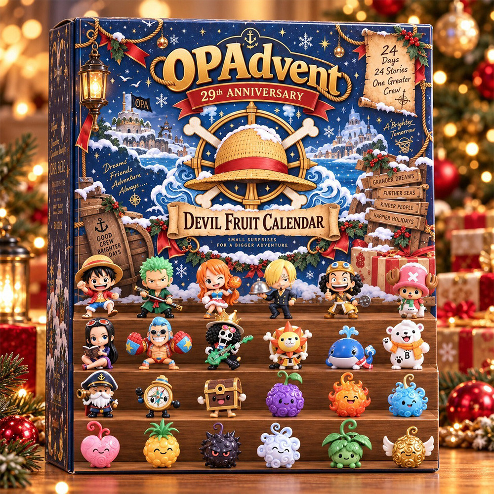 One Piece Devil Fruit Xmas Advent Calendar Christmas Decor Xmas Gifts For One Piece Lovers