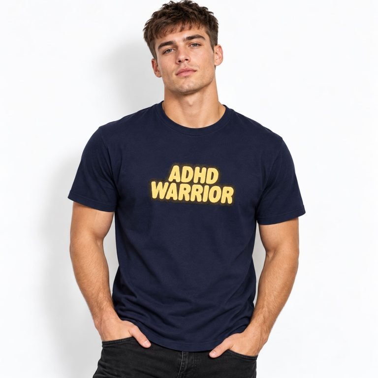 Paris Hilton Merch T-shirt ADHD Warrior Shirt Minimalist Clothes Tee Gift For Him
