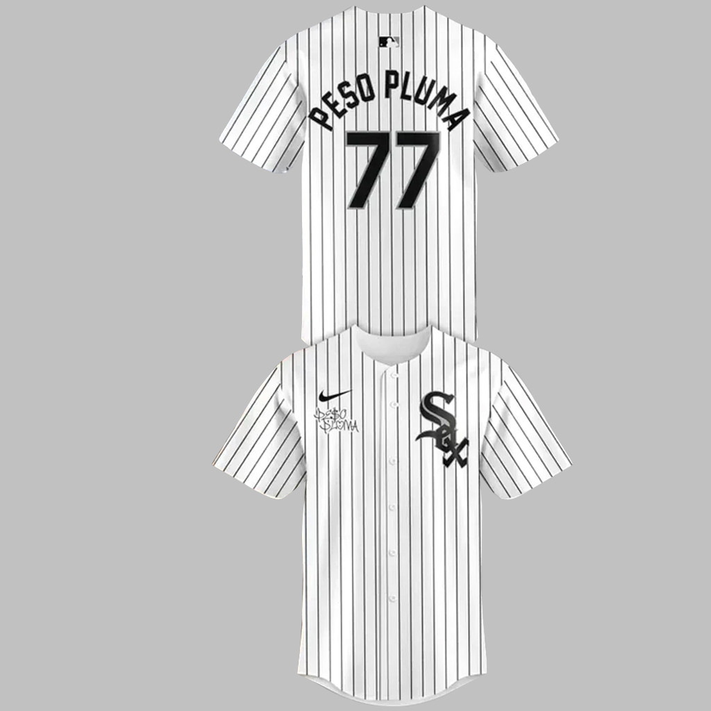 Peso Pluma x Chicago White Sox 2026 Baseball Jersey 1 - Unicasport Peso Pluma x Chicago White Sox 2026 Baseball Jersey