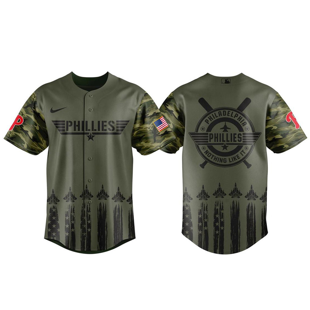 Philadelphia Phillies x Top Gun Night 2026 Baseball Jersey 1 - Unicasport Philadelphia Phillies x Top Gun Night 2026 Baseball Jersey