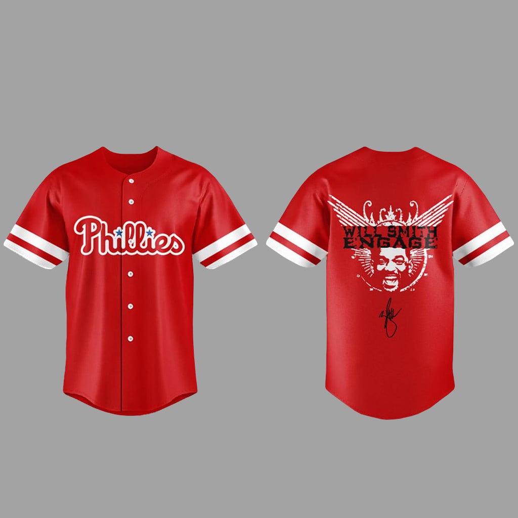Philadelphia Phillies x Will Smith 2026 Baseball Jersey 1 - Unicasport Philadelphia Phillies x Will Smith 2026 Baseball Jersey