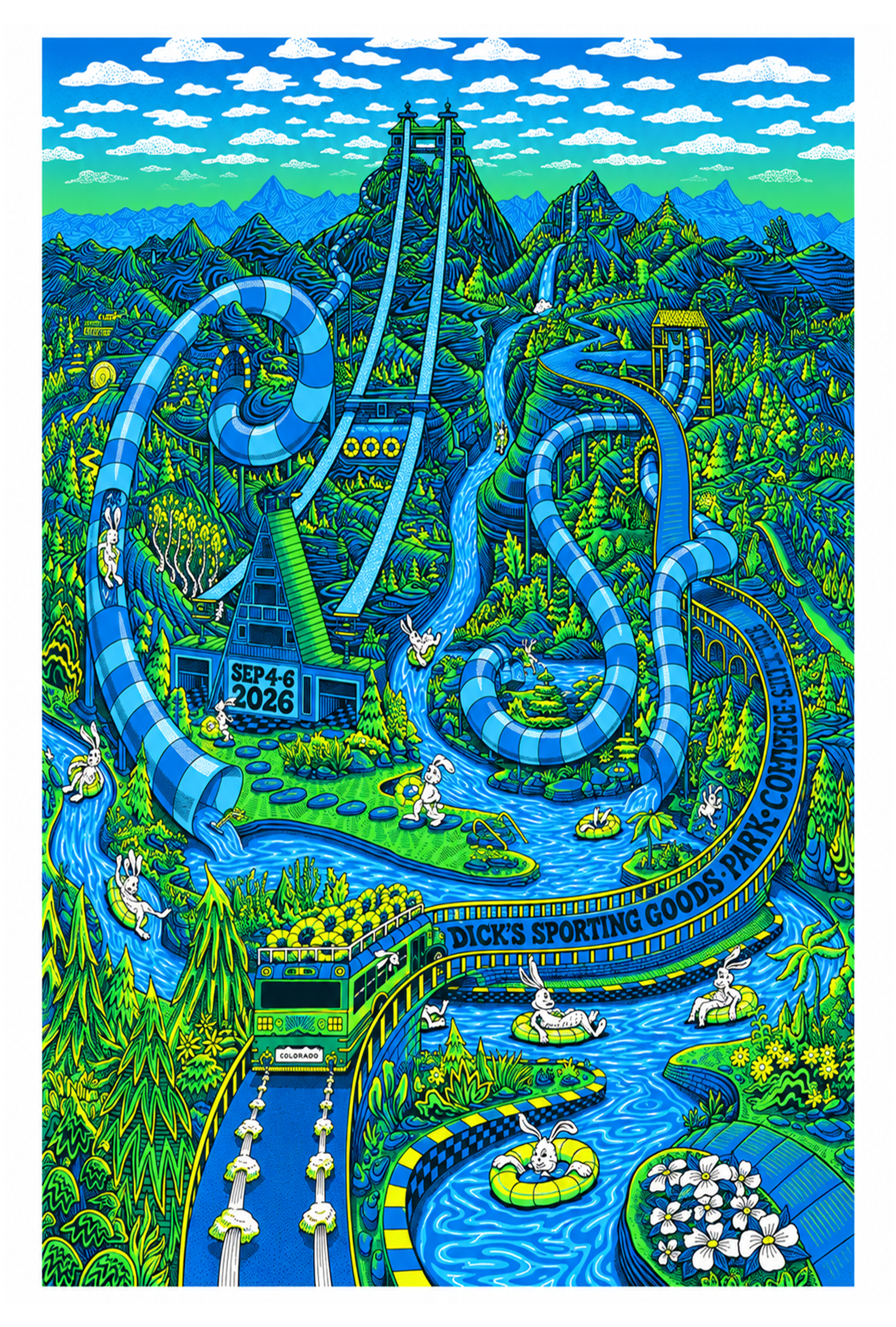 phish sep 4 5 6 2026 dicks sporting goods park commerce city co concert poster limited merch kJdEA - merchtourboutique