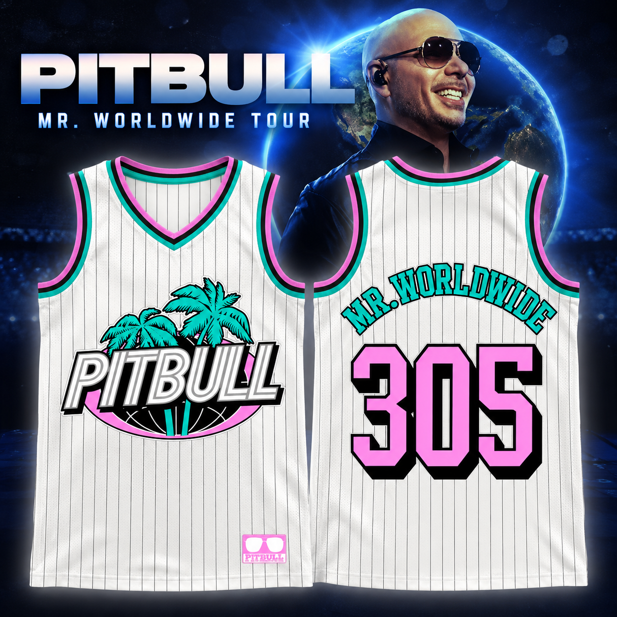 Pitbull Mr. Worldwide Tour 2026 Limited Edition Basketball Jersey Merch 1 - merchtourboutique pitbull mr worldwide tour 2026 limited edition basketball jersey merch Gs3yP - merchtourboutique