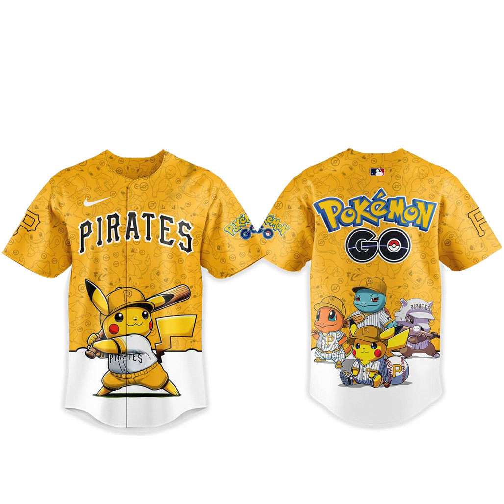 Pittsburgh Pirates Pokemon Go Night 2026 Baseball Jersey 1 - Unicasport Pittsburgh Pirates Pokemon Go Night 2026 Baseball Jersey