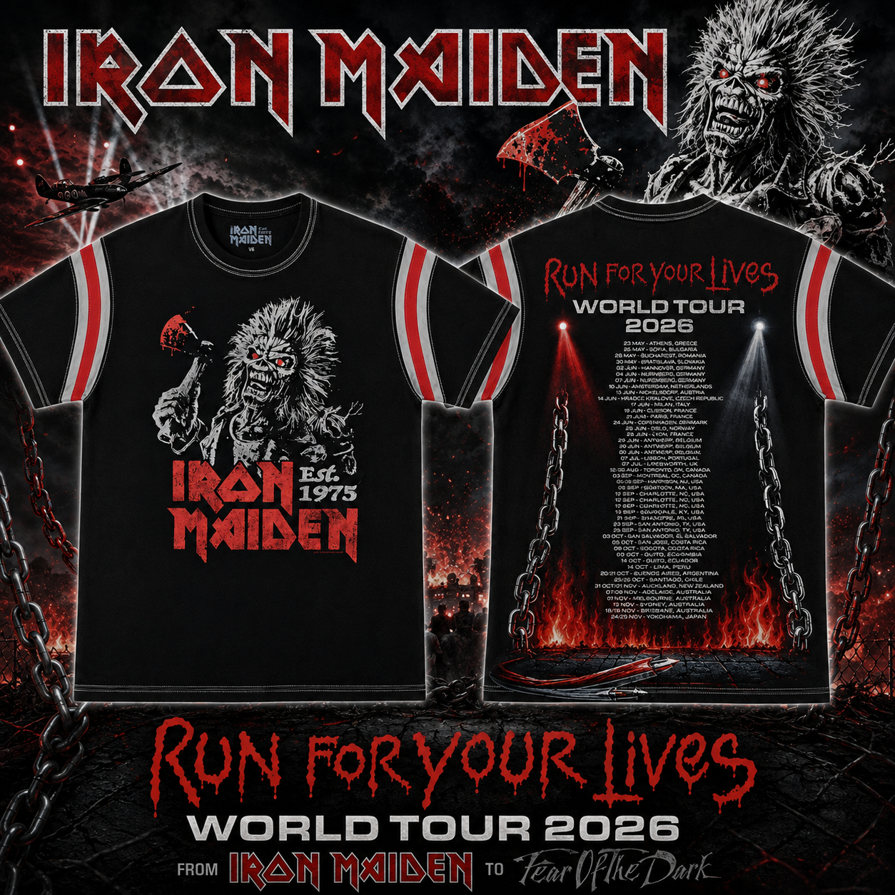 Run For Your Lives Iron Maiden Vintage 2026 Tour Shirt Merch 2 - merchtourboutique run for your lives iron maiden vintage 2026 tour shirt merch QniyN - merchtourboutique