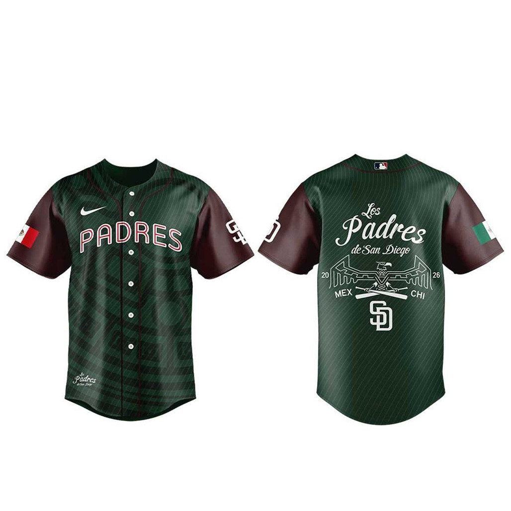 San Diego Padres Mexican Heritage Honor Night 2026 Baseball Jersey 1 - Unicasport San Diego Padres Mexican Heritage Honor Night 2026 Baseball Jersey