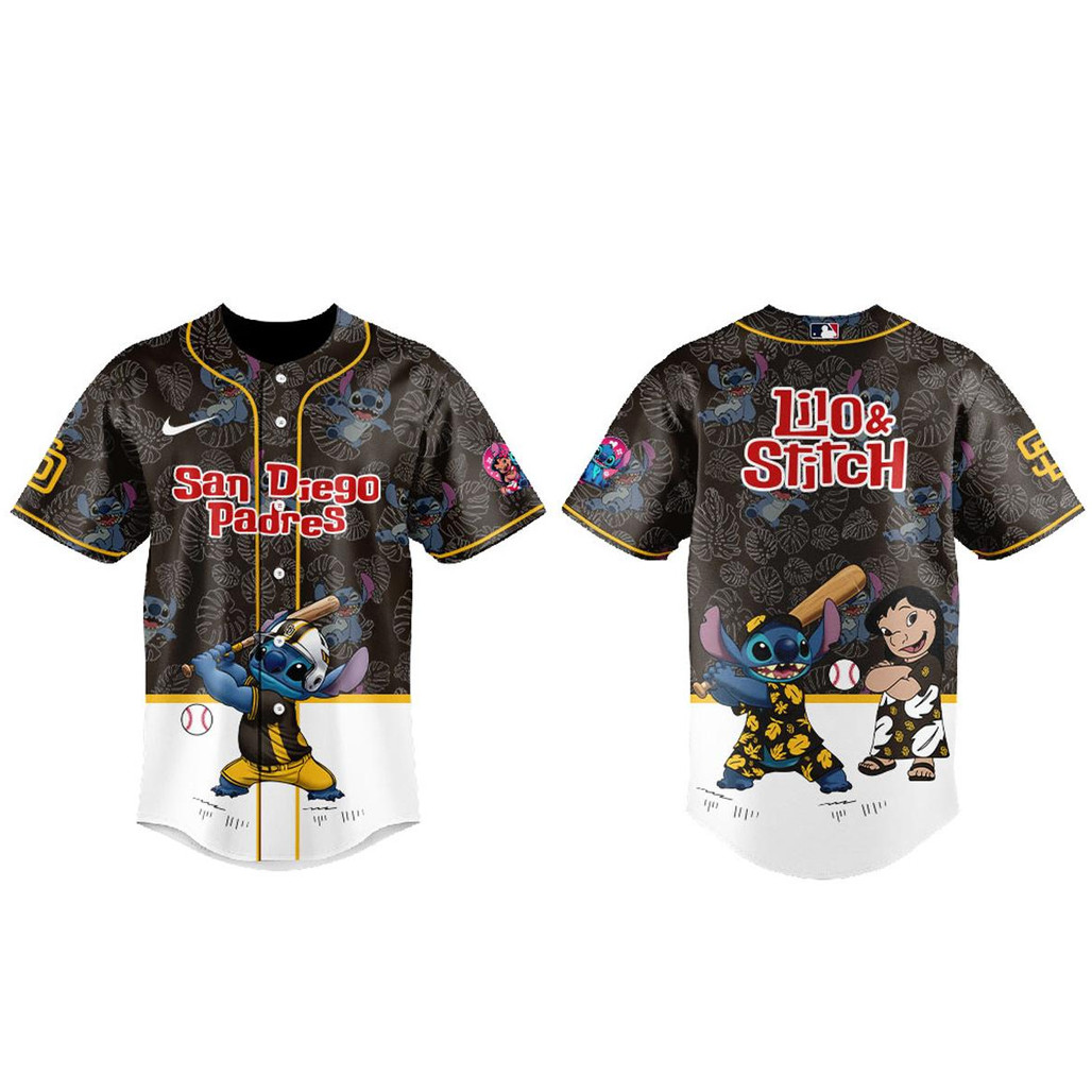 San Diego Padres x Lilo Stitch Night 2026 Baseball Jersey 1 - Unicasport San Diego Padres x Lilo Stitch Night 2026 Baseball Jersey