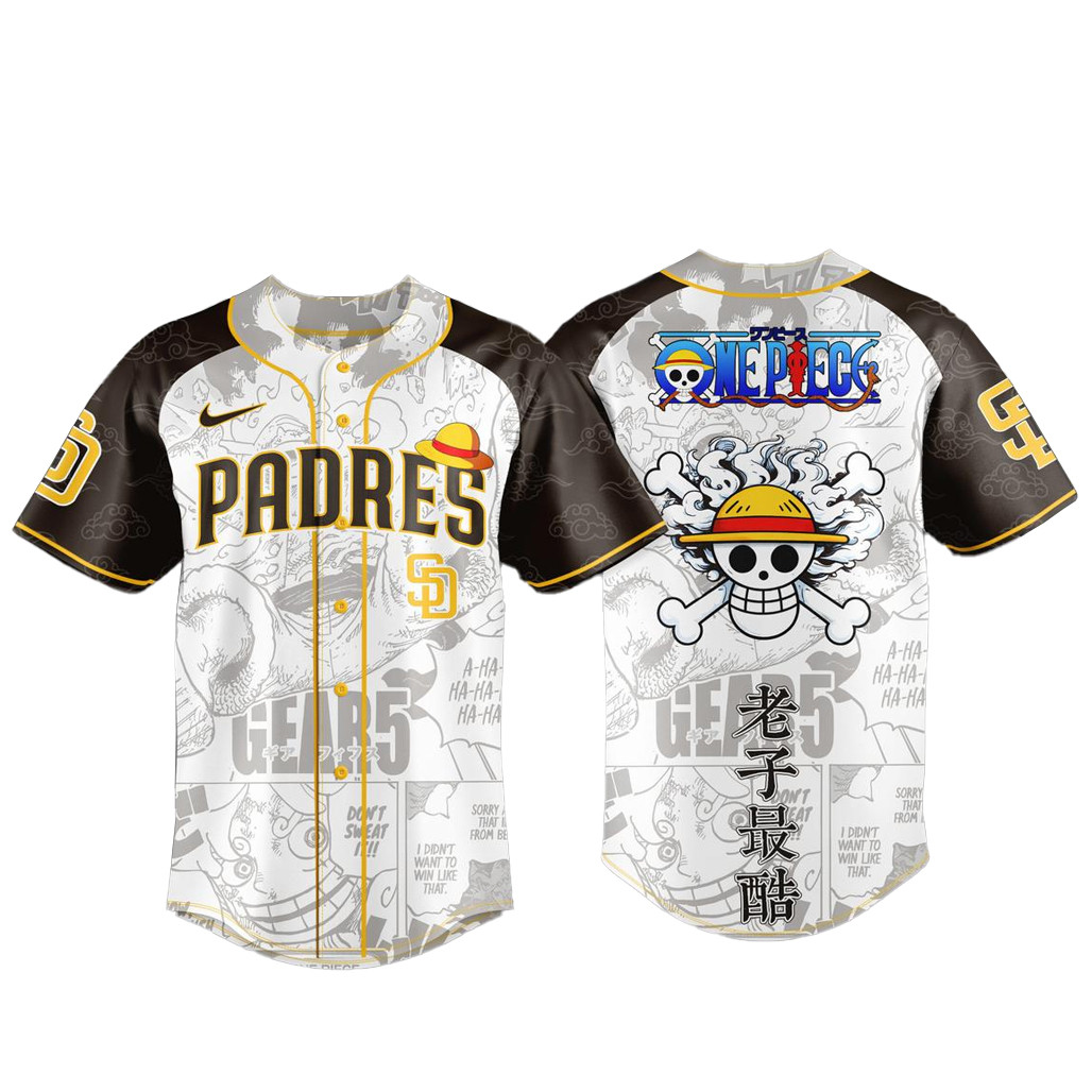 San Diego Padres x One Piece Night 2026 Baseball Jersey 1 - Unicasport San Diego Padres x One Piece Night 2026 Baseball Jersey