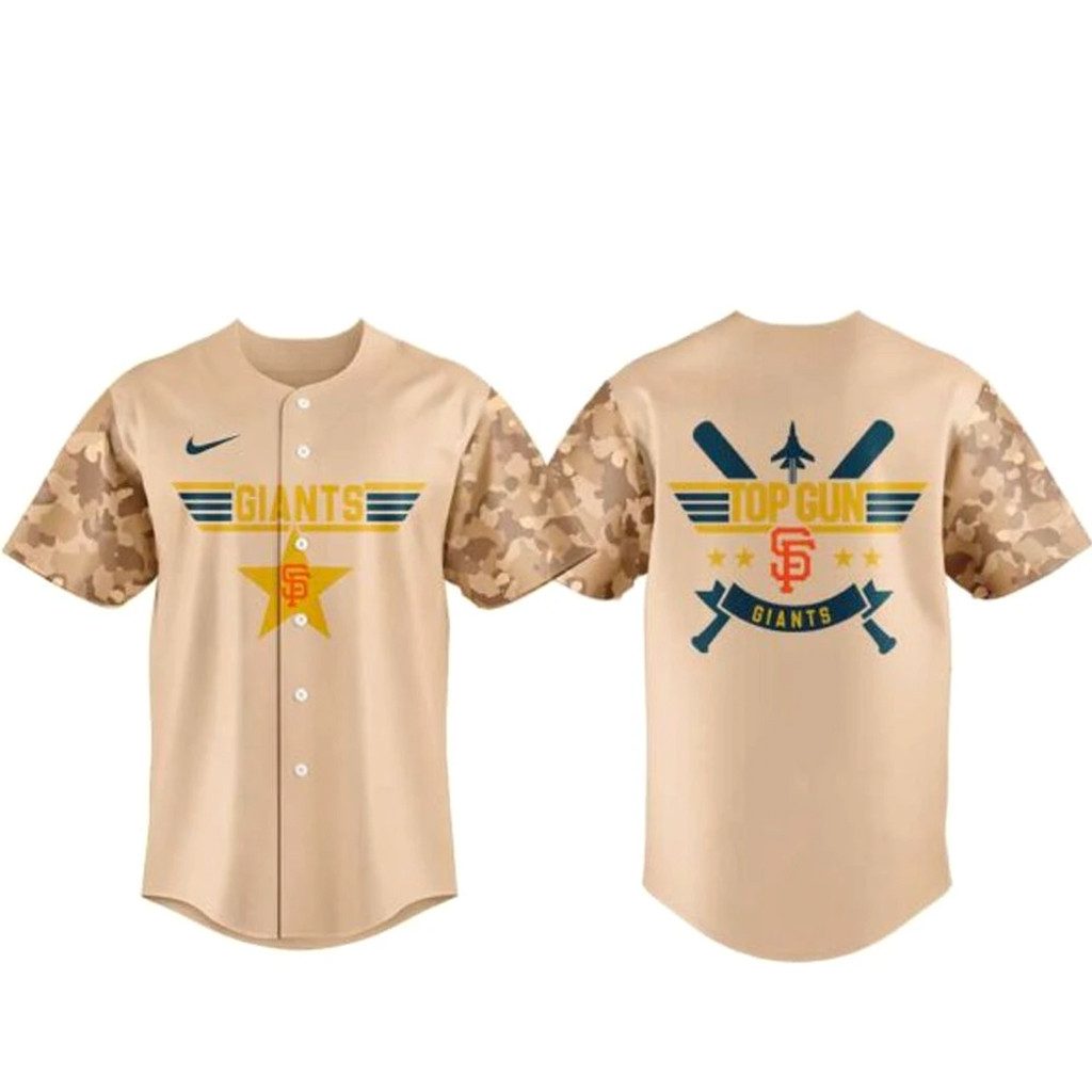 San Francisco Giants Top Gun Night 2026 Baseball Jersey 1 - Unicasport San Francisco Giants Top Gun Night 2026 Baseball Jersey