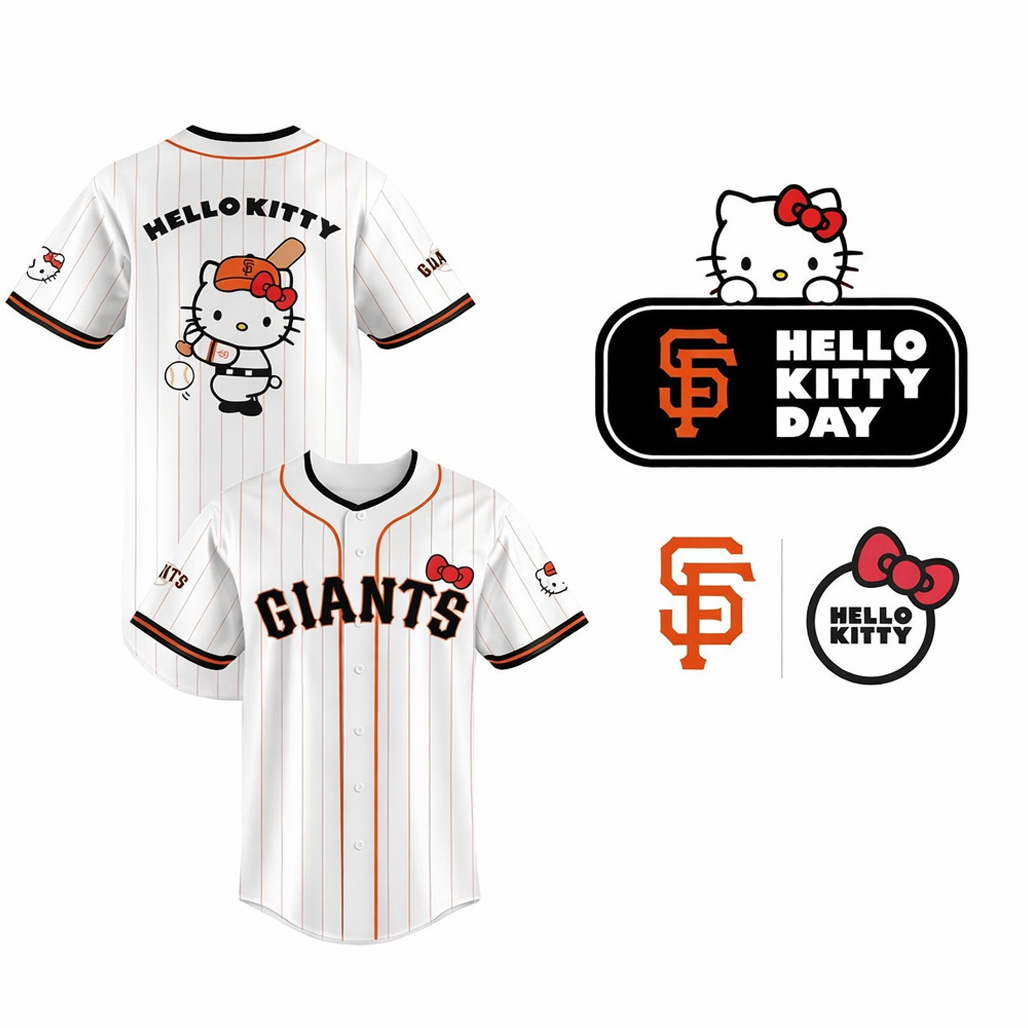 San Francisco Giants x Hello Kitty Day 2026 Baseball Jersey 1 - Unicasport San Francisco Giants x Hello Kitty Day 2026 Baseball Jersey