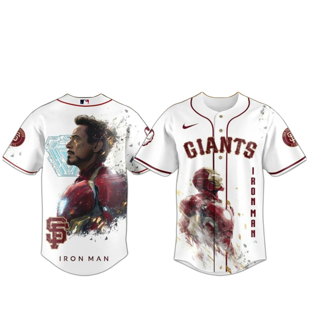 San Francisco Giants x Iron Man Game Day Baseball Jersey 1 - Unicasport San Francisco Giants x Iron Man Game Day Baseball Jersey