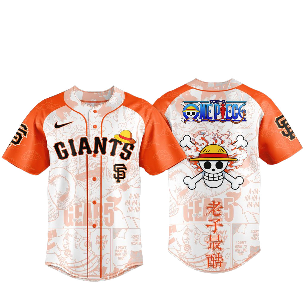 San Francisco Giants x One Piece Night 2026 Baseball Jersey 1 - Unicasport San Francisco Giants x One Piece Night 2026 Baseball Jersey