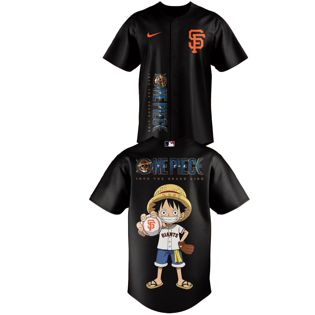 San Francisco Giants x One Piece Opening Night 2026 Baseball Jersey 1 - Unicasport San Francisco Giants x One Piece Opening Night 2026 Baseball Jersey