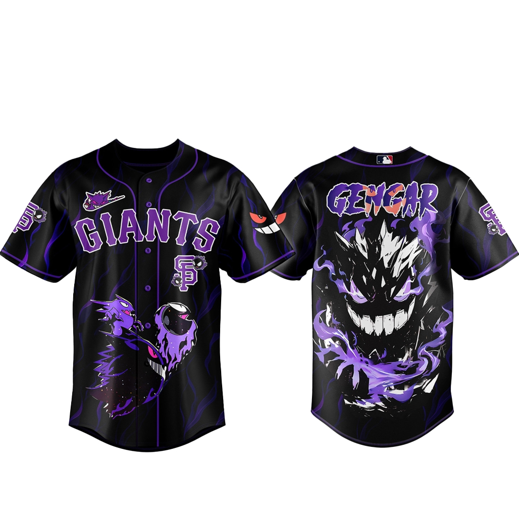 San Francisco Giants x Pokemon Gengar 2026 Baseball Jersey Version 2 1 - Unicasport San Francisco Giants x Pokemon Gengar 2026 Baseball Jersey Version 2