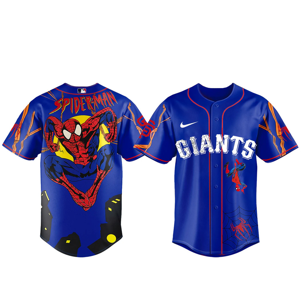 San Francisco Giants x Spider Man Brand New Day 2026 Baseball Jersey