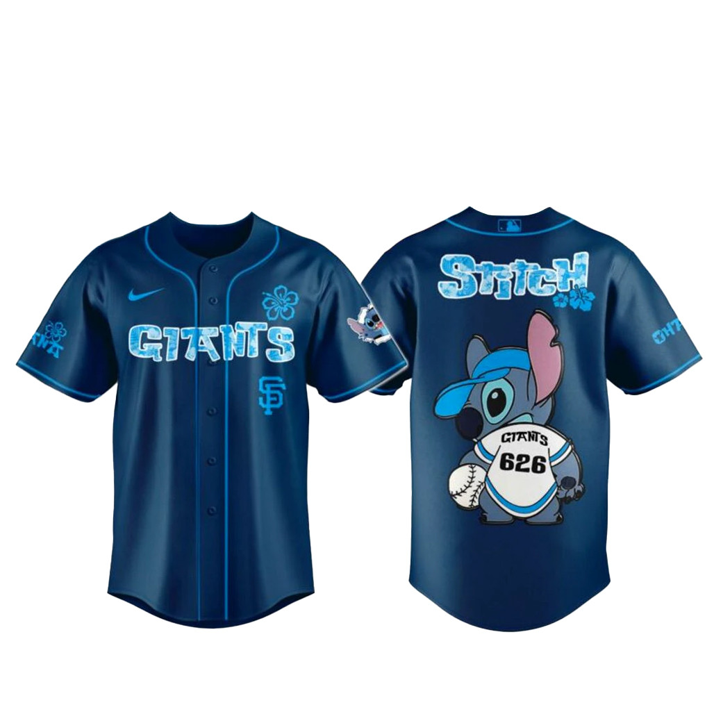 San Francisco Giants x Stitch 626 Baseball Jersey 1 - Unicasport San Francisco Giants x Stitch 626 Baseball Jersey