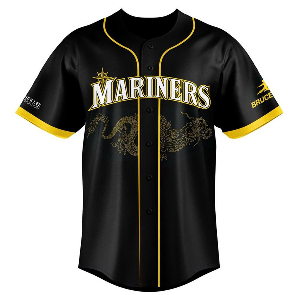 Seattle Mariners Bruce Lee Night 2026 Baseball Jersey 1 - Unicasport Seattle Mariners Bruce Lee Night 2026 Baseball Jersey