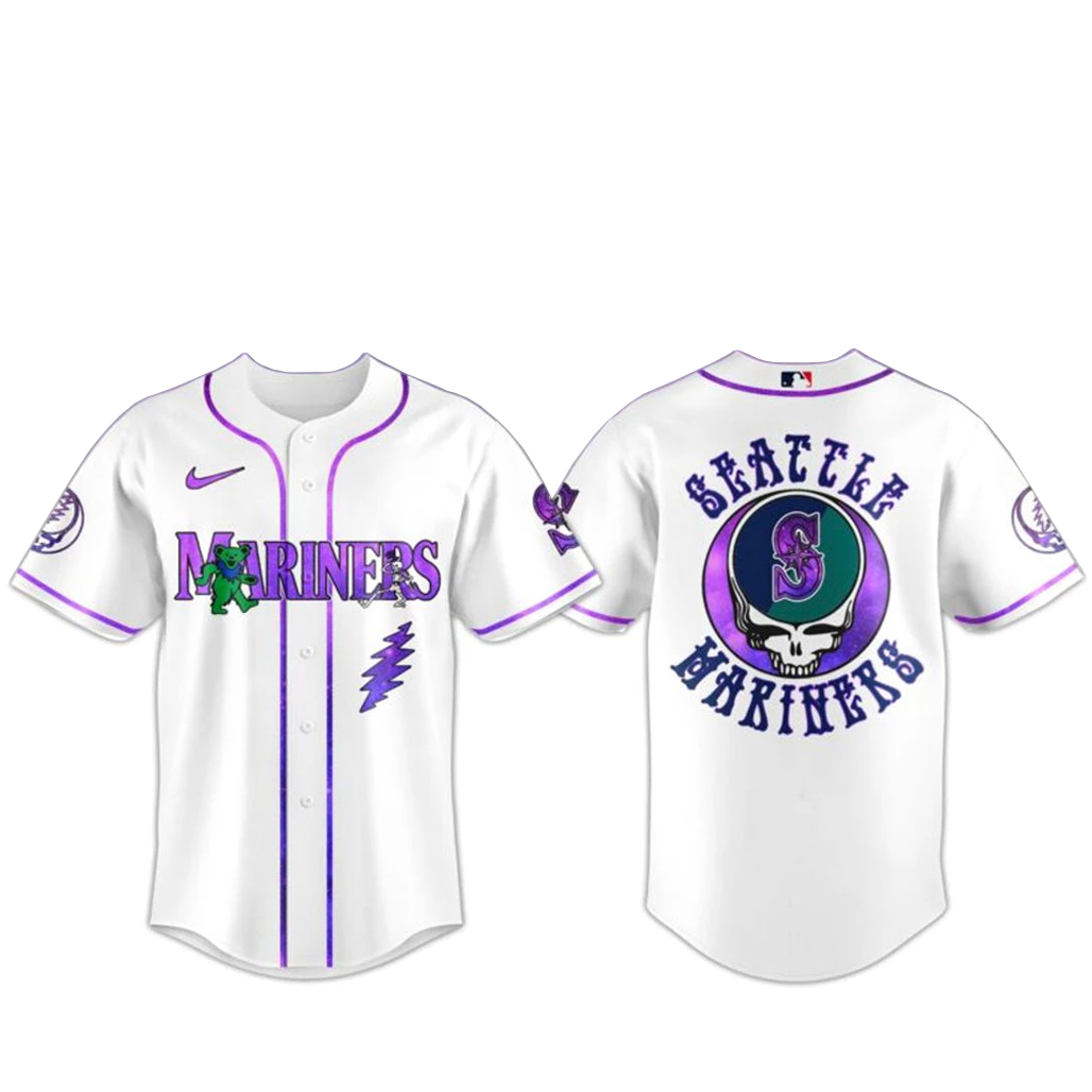 Seattle Mariners Grateful Dead Night 2026 Baseball Jersey_1 1 - Unicasport Seattle Mariners Grateful Dead Night 2026 Baseball Jersey_1