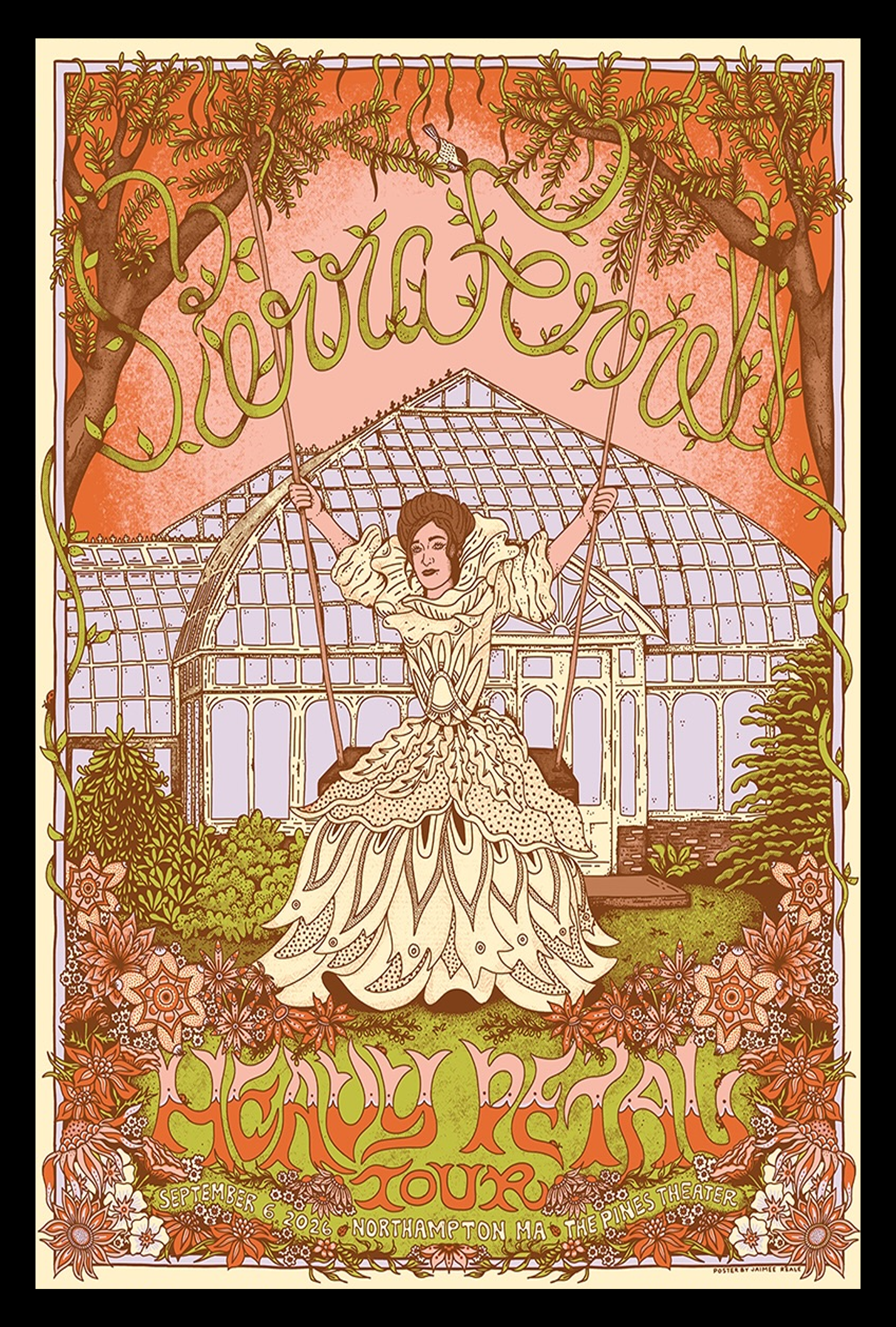 sierra ferrell heavy petal the pines theater northampton ma tour sep 6 2026 poster merch vBarZ - merchtourboutique