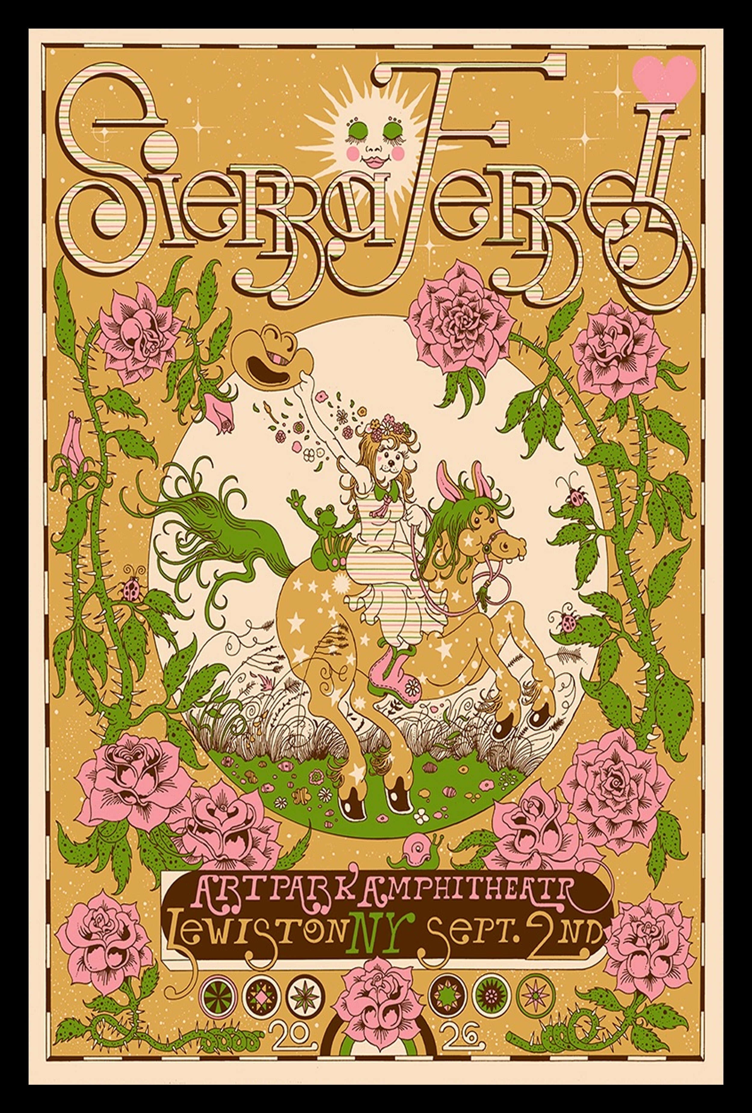 Sierra Ferrell September 2 2026 Artpark Amphitheater Lewiston New York Live Poster Exclusive Merch