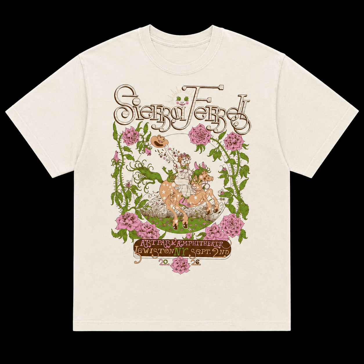 Sierra Ferrell September 2 2026 Artpark Amphitheater Lewiston New York T-Shirt 1 - merchtourboutique sierra ferrell september 2 2026 artpark amphitheater lewiston new york t shirt uTw3Z - merchtourboutique