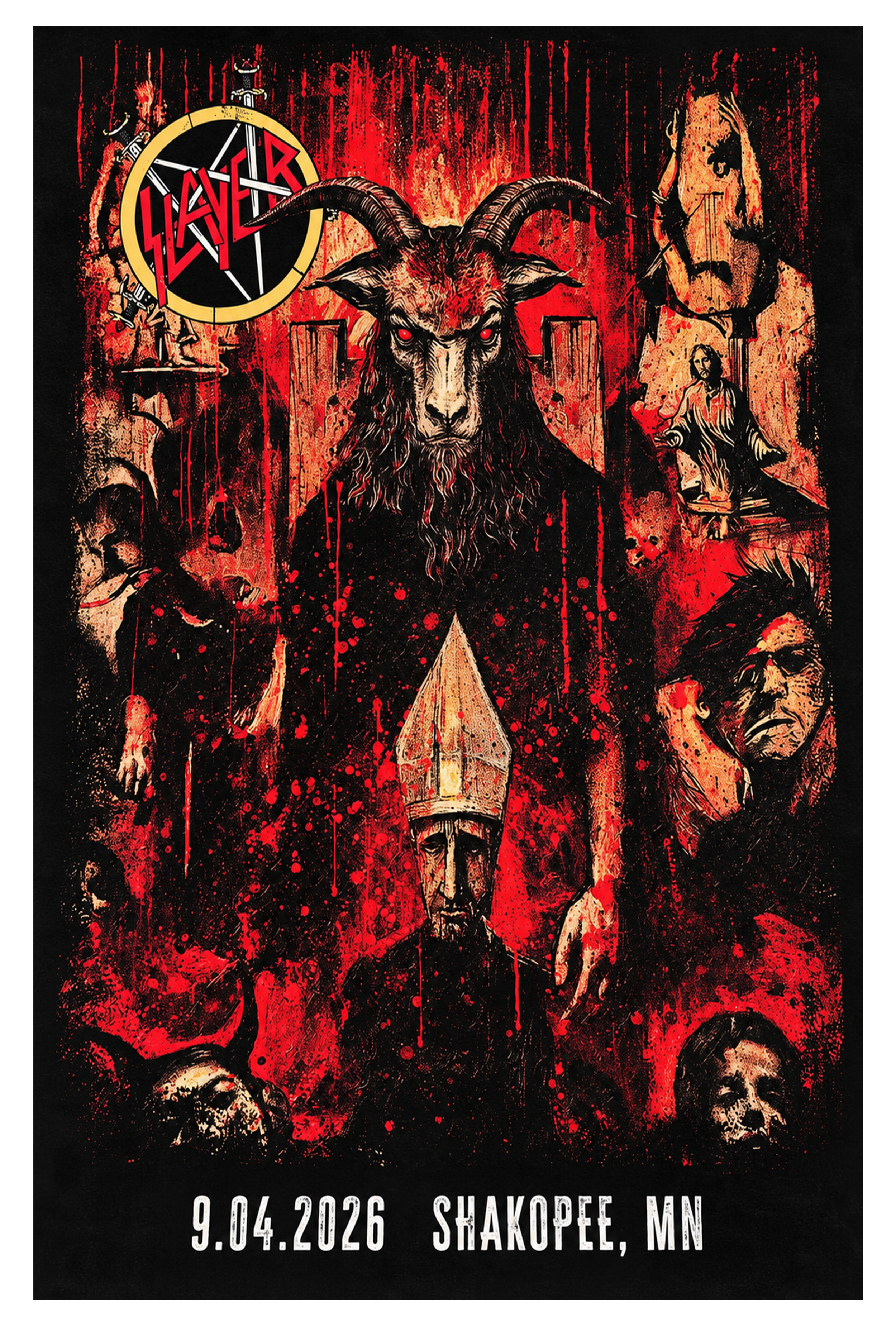 slayer sep 04 2026 mystic lake amphitheater shakopee mn live poster limited edition merch vL5ty - merchtourboutique