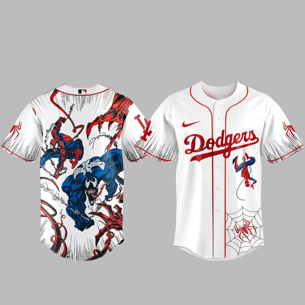 Spider-Man x Los Angeles Dodgers Brand New Day 2026 Baseball Jersey 1 - Unicasport Spider-Man x Los Angeles Dodgers Brand New Day 2026 Baseball Jersey