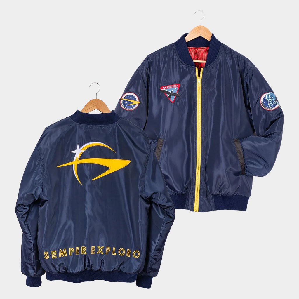 Star Trek Merch 2026 Star Trek Enterprise Semper Exploro Jacket Best Gift For Trekkies