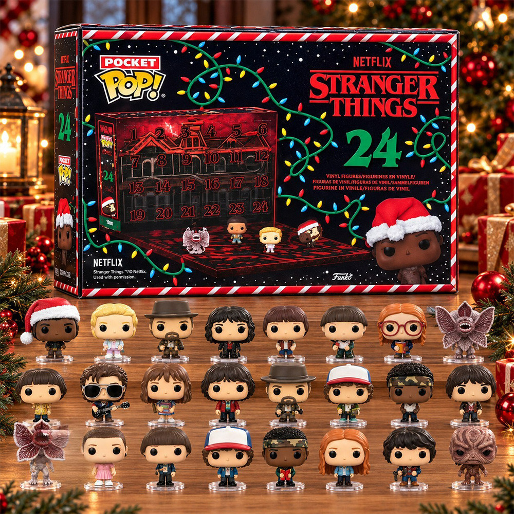 Stranger Things Christmas Advent Calendar Xmas Decor Gifts For Stranger Things Lovers