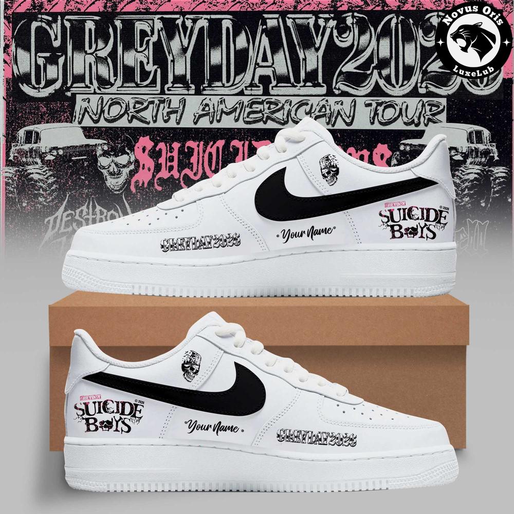 Suicideboys Grey Day Tour 2026 Custom Air Force 1