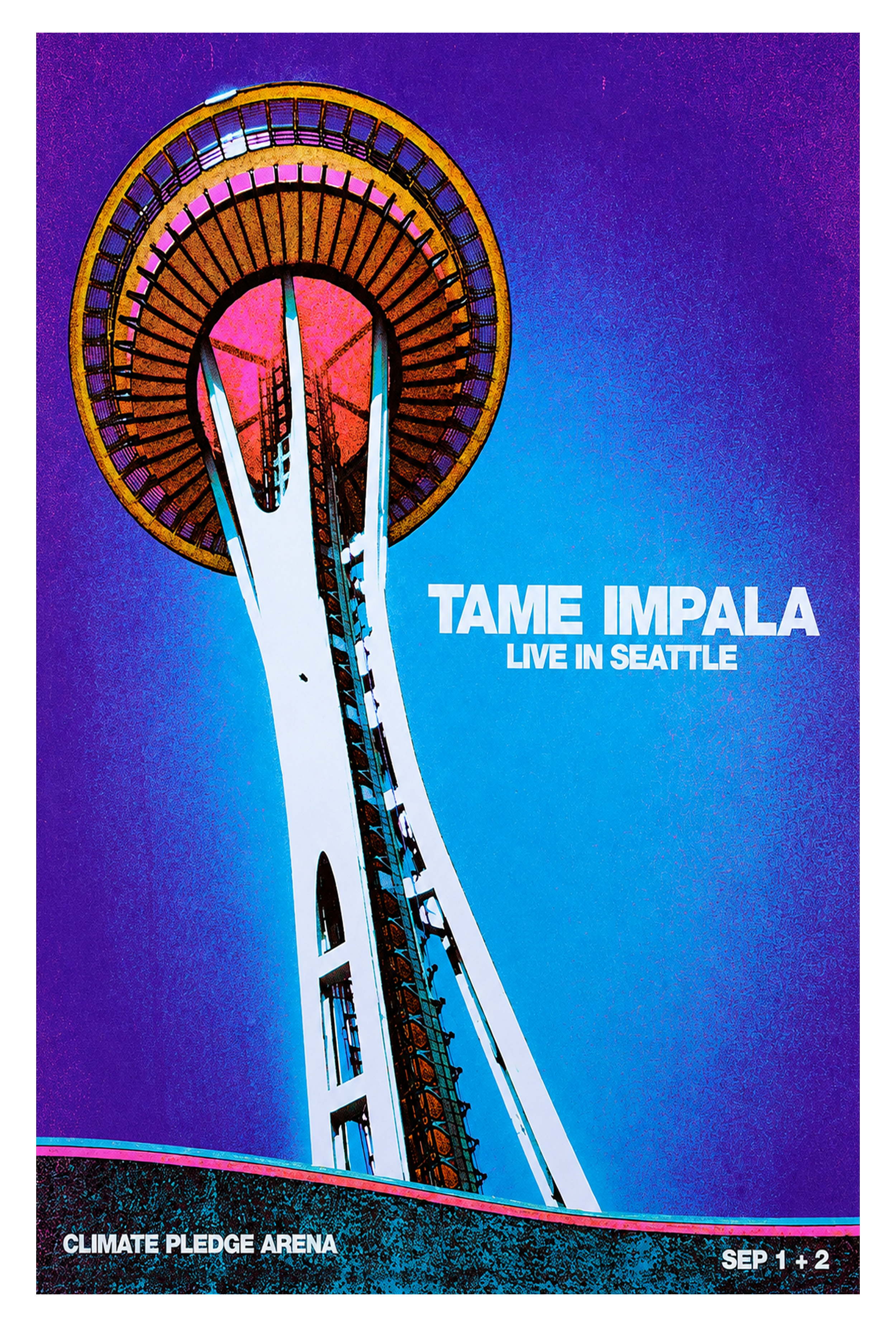 tame impala climate pledge arena seattle wa sep 1 2 2026 poster limited merch V5Utm - merchtourboutique