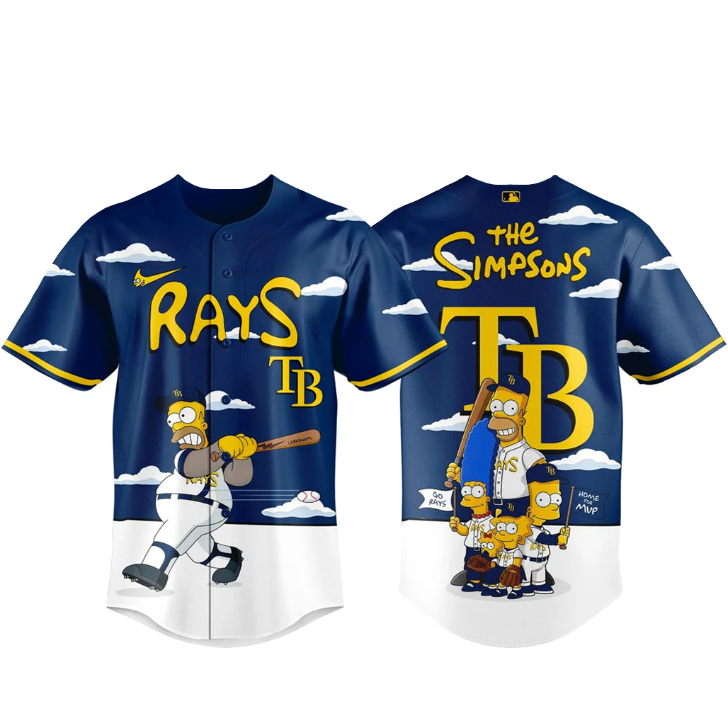 Tampa Bay Rays x The Simpsons Wonderbat 2026 Baseball Jersey 1 - Unicasport Tampa Bay Rays x The Simpsons Wonderbat 2026 Baseball Jersey