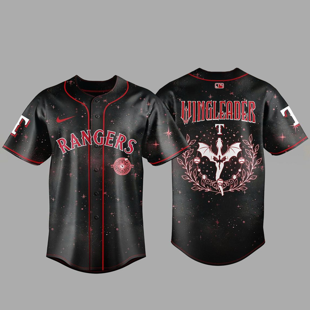 Texas Rangers Fourth Wing 2026 Major Game Night Baseball Jersey 1 - Unicasport Texas Rangers Fourth Wing 2026 Major Game Night Baseball Jersey